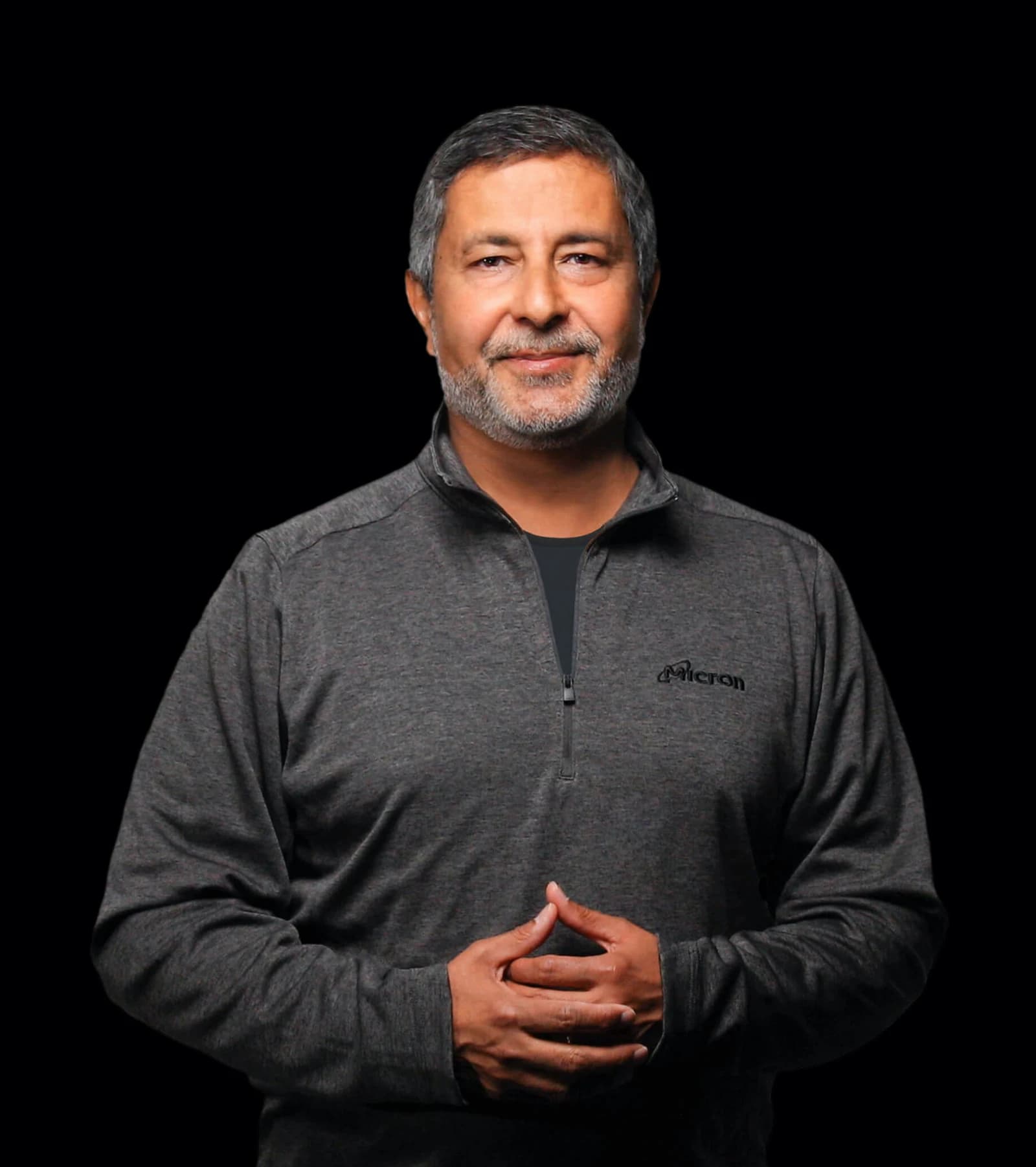 Sanjay Mehrotra, CEO of Micron Technology, looking directly at the camera.