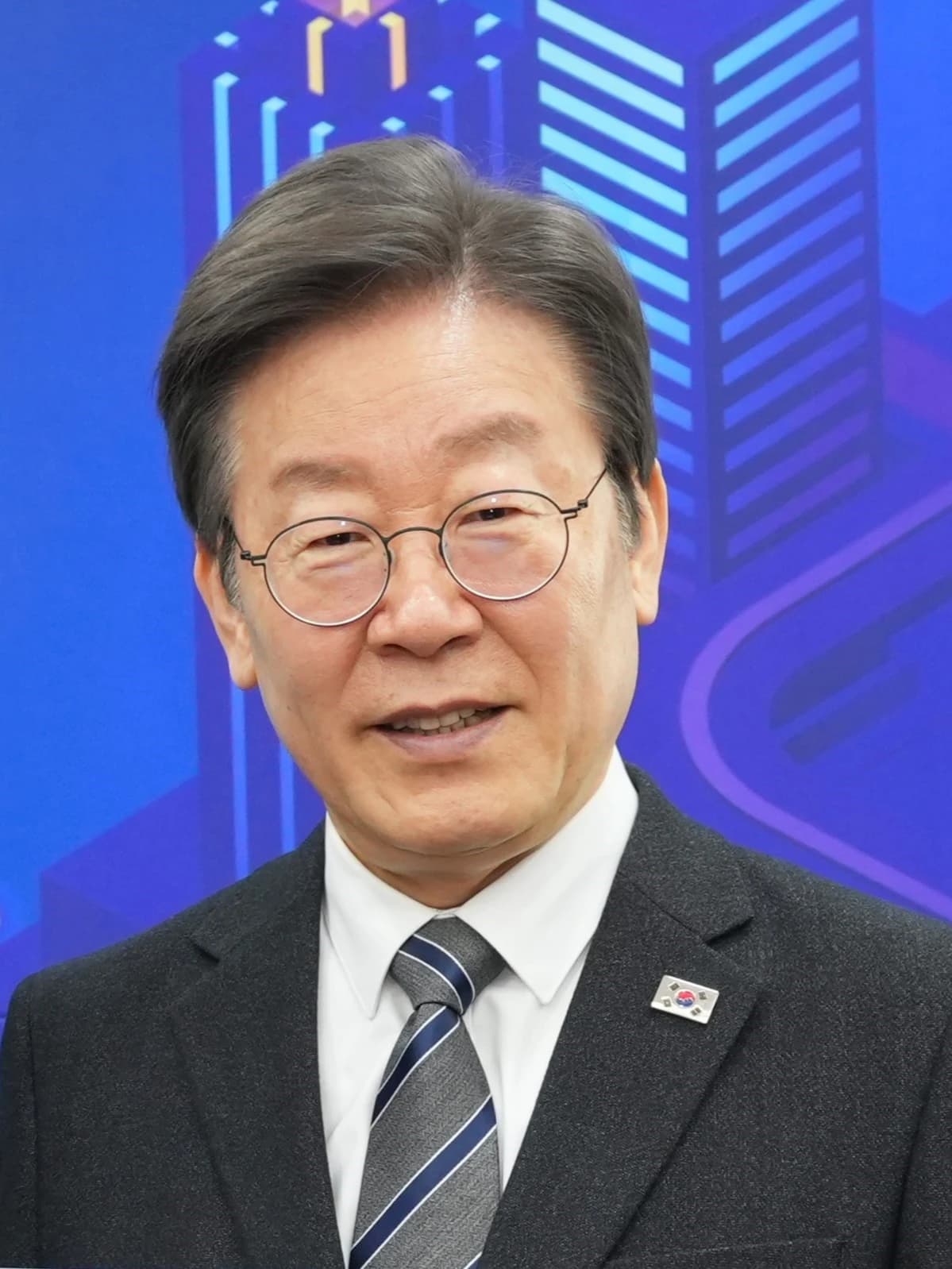 Lee Jae-myung, leader of the Democratic Party of Korea, at an event.