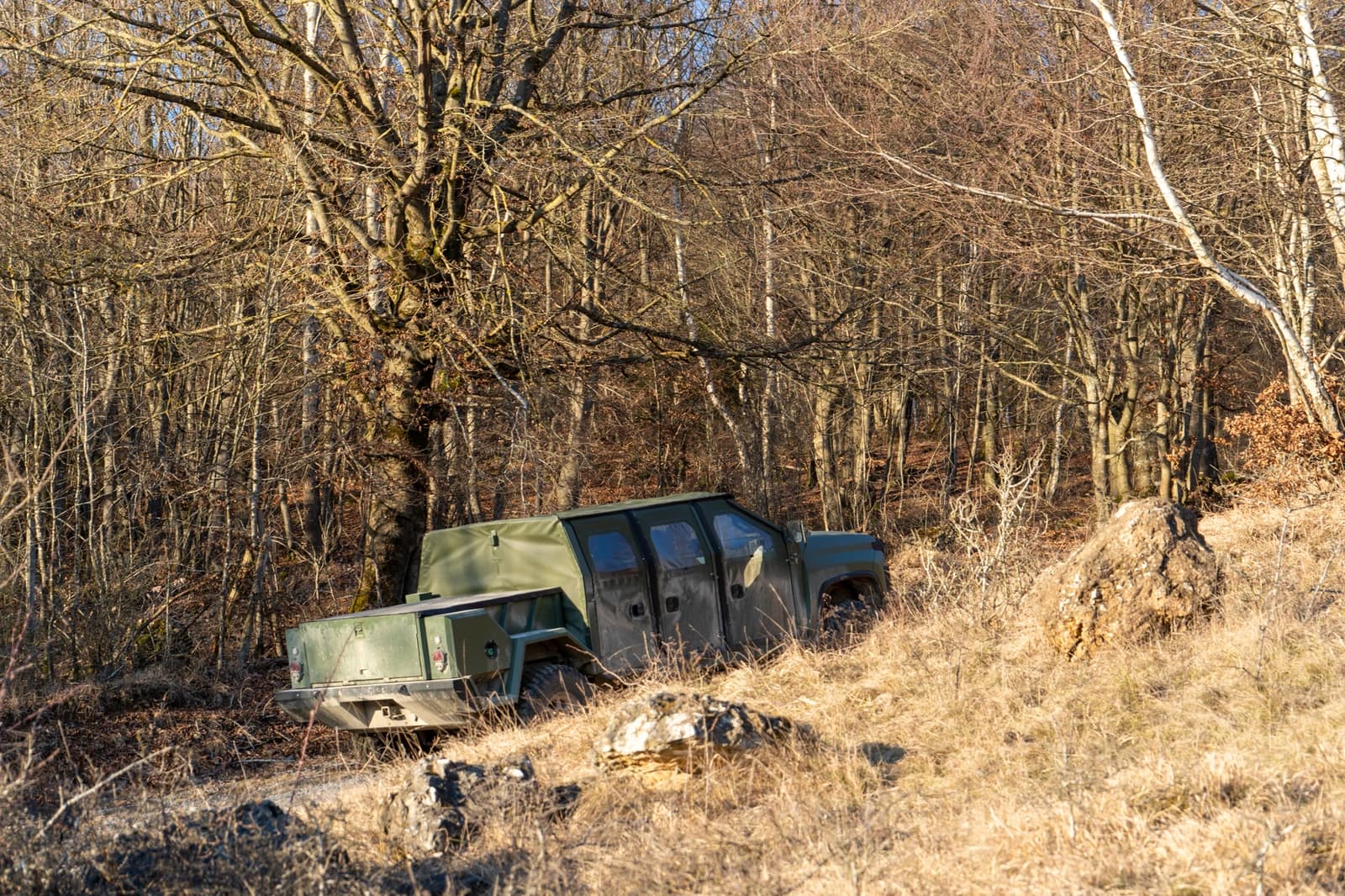 Next Generation Tactical Vehicle-Hybrid from 10th Mountain Division during Combined Resolve.