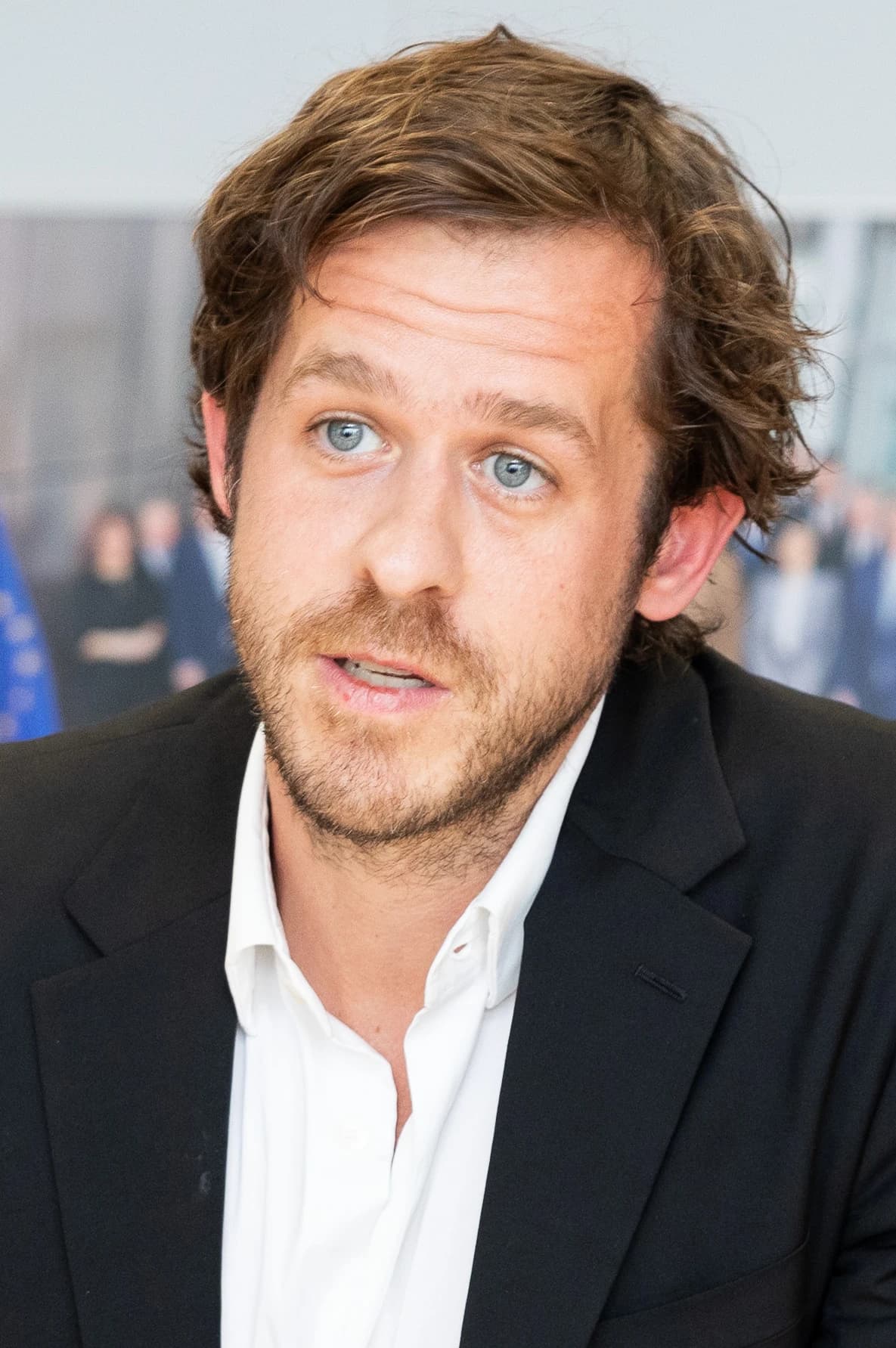 Robert Gentz, co-CEO of Zalando, speaking at a public engagement.