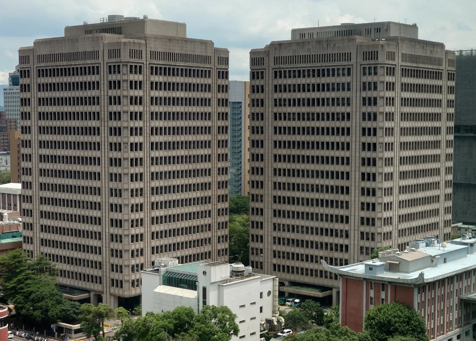 Executive Yuan's Joint Central Government Office Building in Taipei, Taiwan.