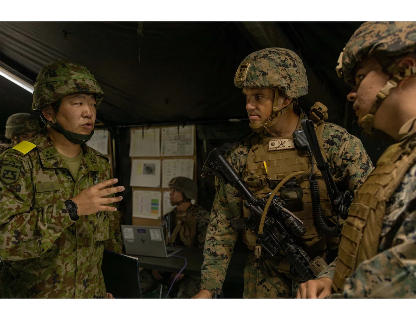 U.S. Marines and Japan Ground Self-Defense Force members training during Resolute Dragon 25.