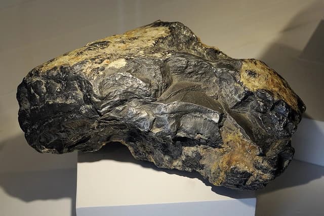 Antimony ore sample from Erskine Creek, Kern County, California.