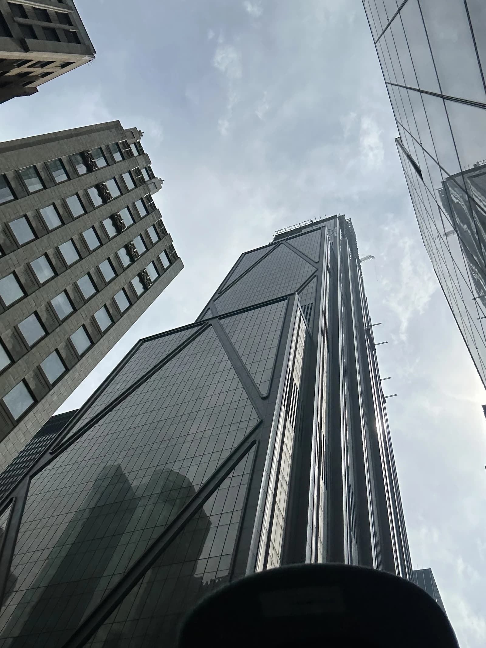 270 Park Avenue building under construction, towering over surrounding structures.