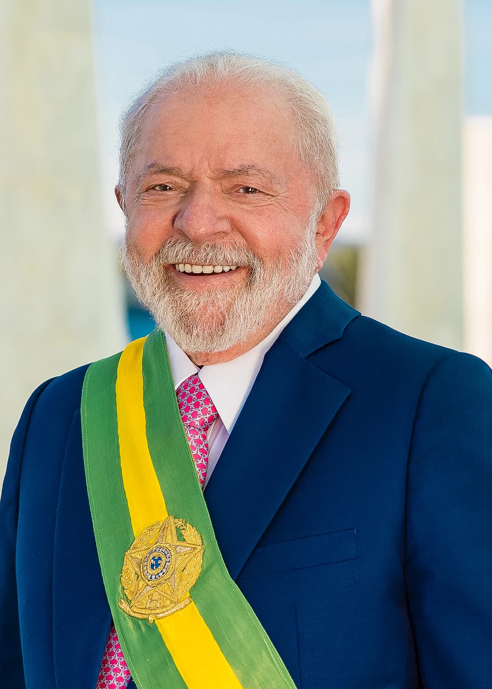 Luiz Inácio Lula da Silva, President of Brazil, smiling in an official portrait.
