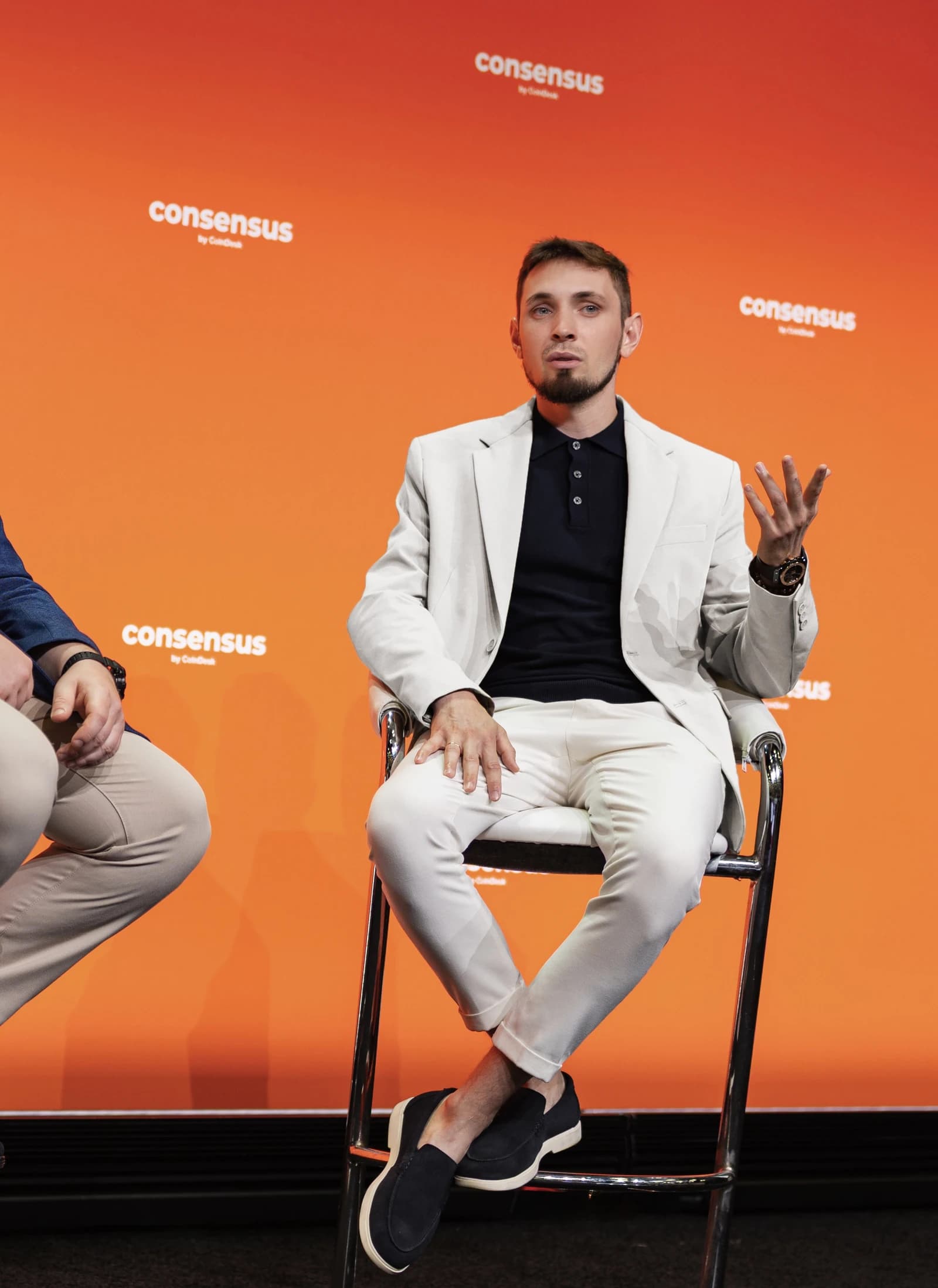 Yaroslav Ivanov, ALTA Blockchain Labs co-founder, speaking at Consensus 2024 by CoinDesk.