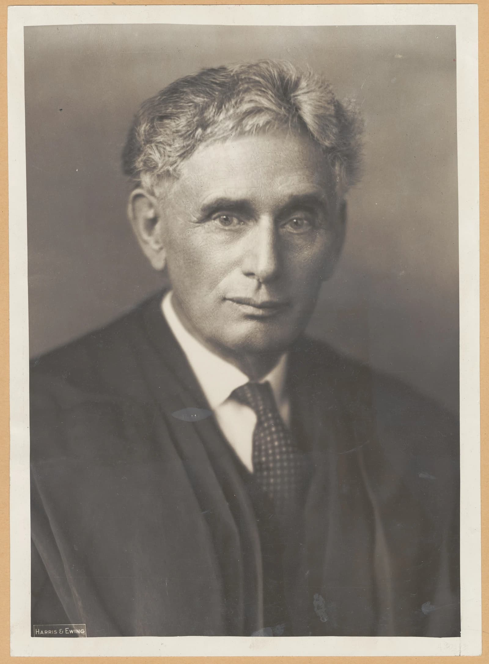 Louis Brandeis, US Supreme Court Justice, in a head-and-shoulders studio portrait.