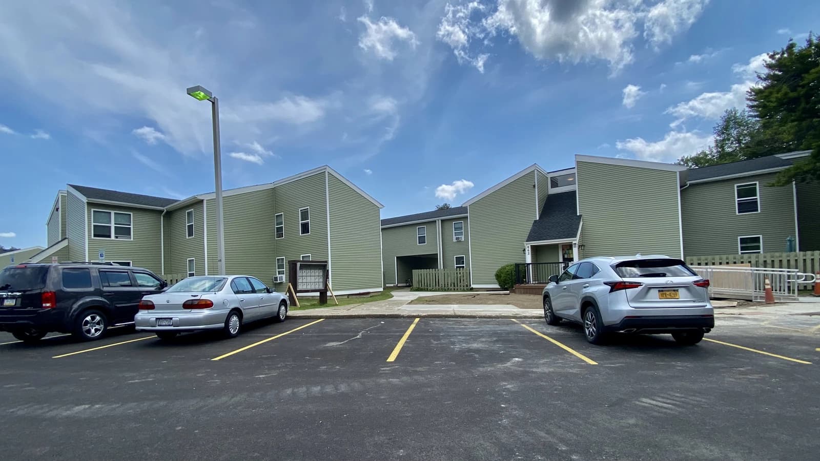 Parkside Houses apartment complex, Audubon New Community, Amherst, New York.