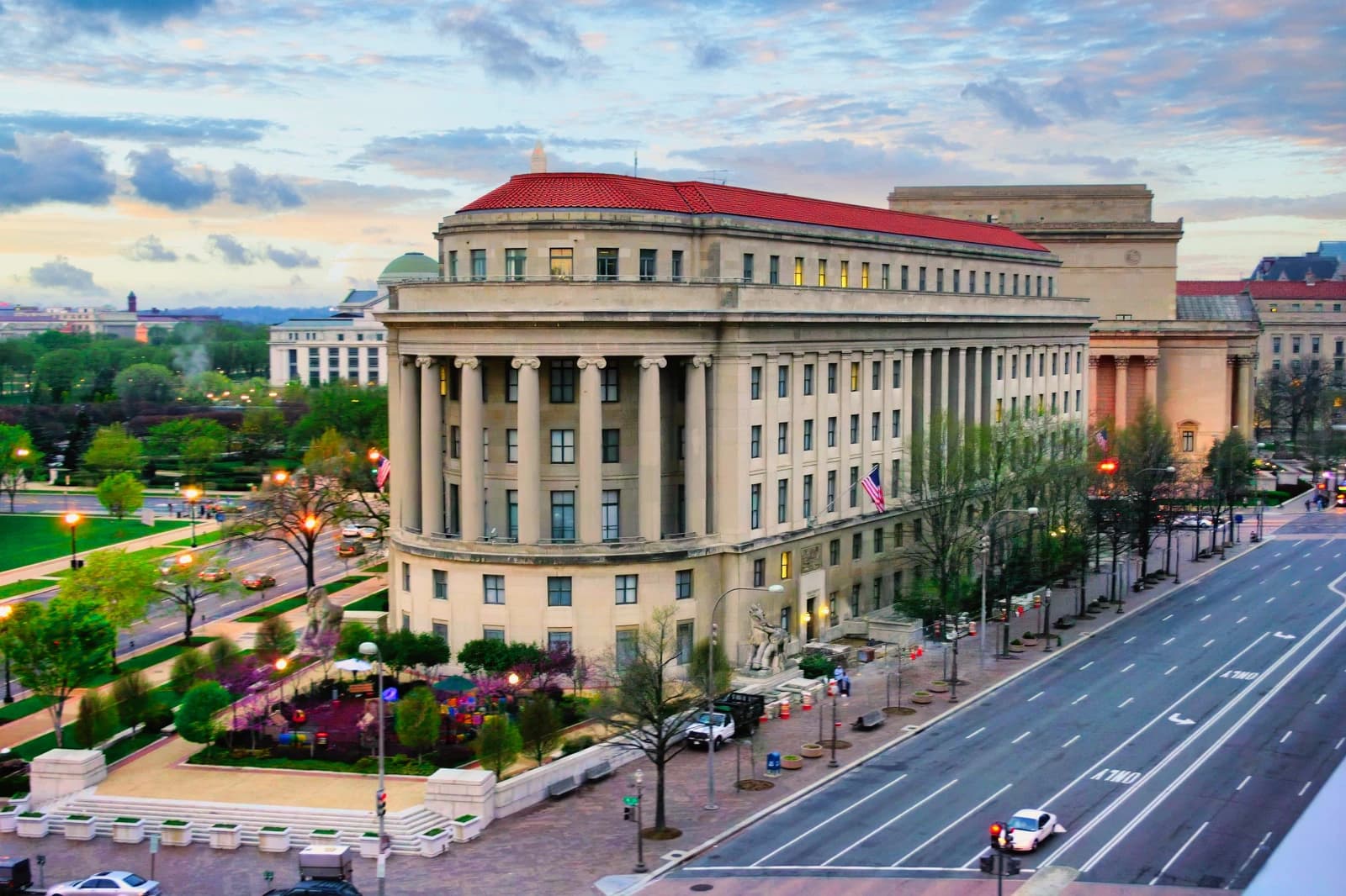The Apex Building, headquarters of the Federal Trade Commission, on Constitution Avenue, Washington, D.C.