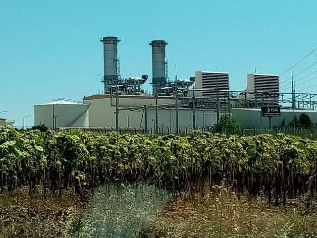 Marmaraereğlisi Natural Gas Combined Cycle Power Plant in Turkey.