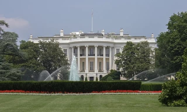 The White House, official residence and principal workplace of the President of the United States.