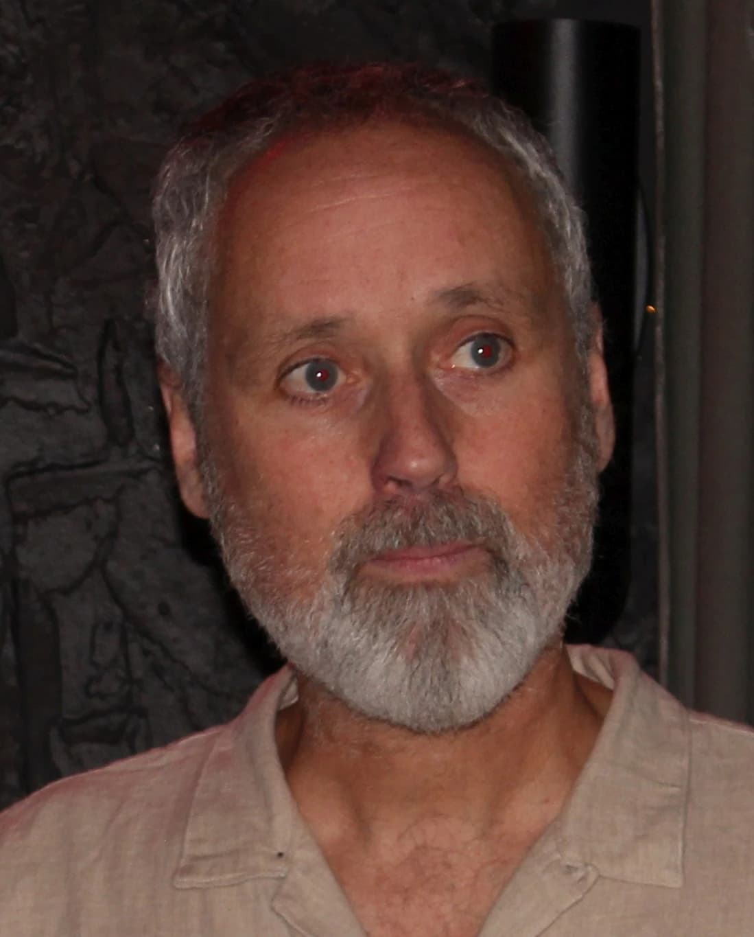 Vincent Marissal, a Quebec politician, looks to the right side of the frame.