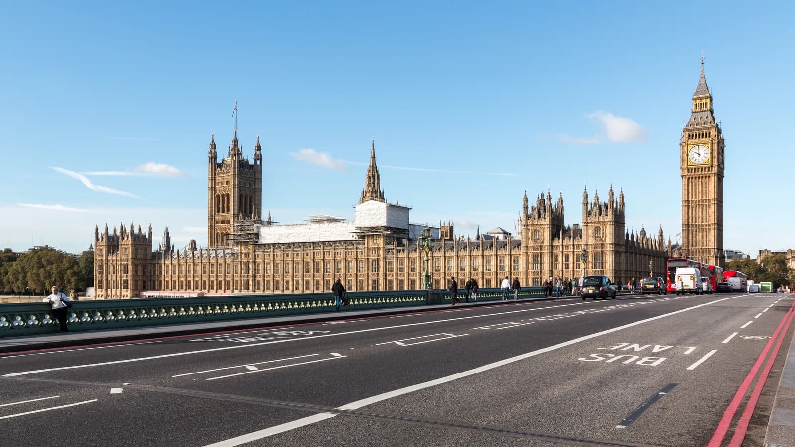 Parliament building and Elizabeth Tower, also known as Big Ben, in London.
