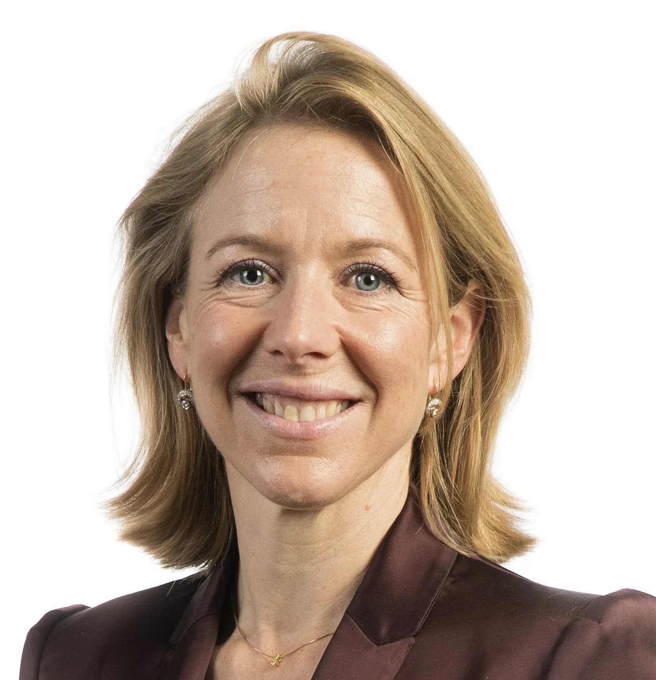 Stientje van Veldhoven, a Dutch politician, smiling at the camera.