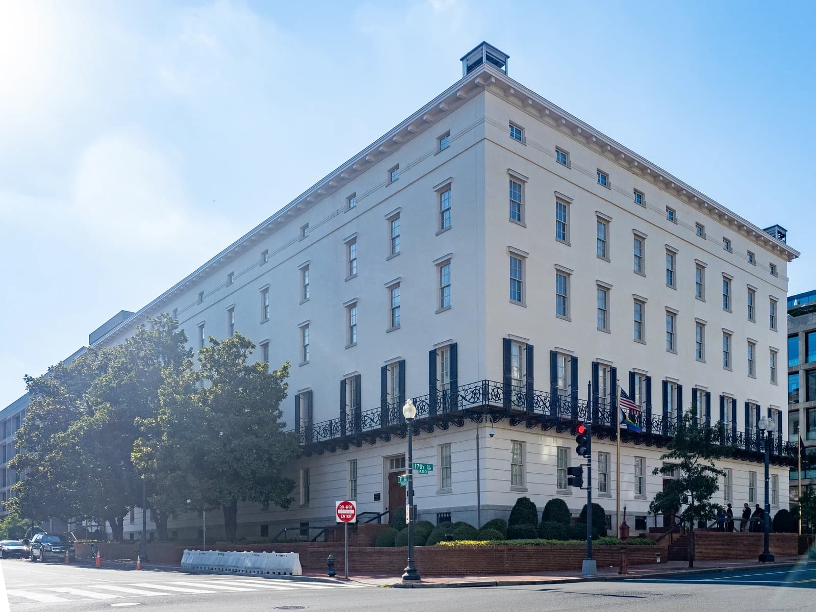 Exterior view of the Office of the United States Trade Representative, Winder Building, in Washington D.C.