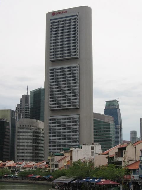 The OCBC Centre building in Singapore's financial district.