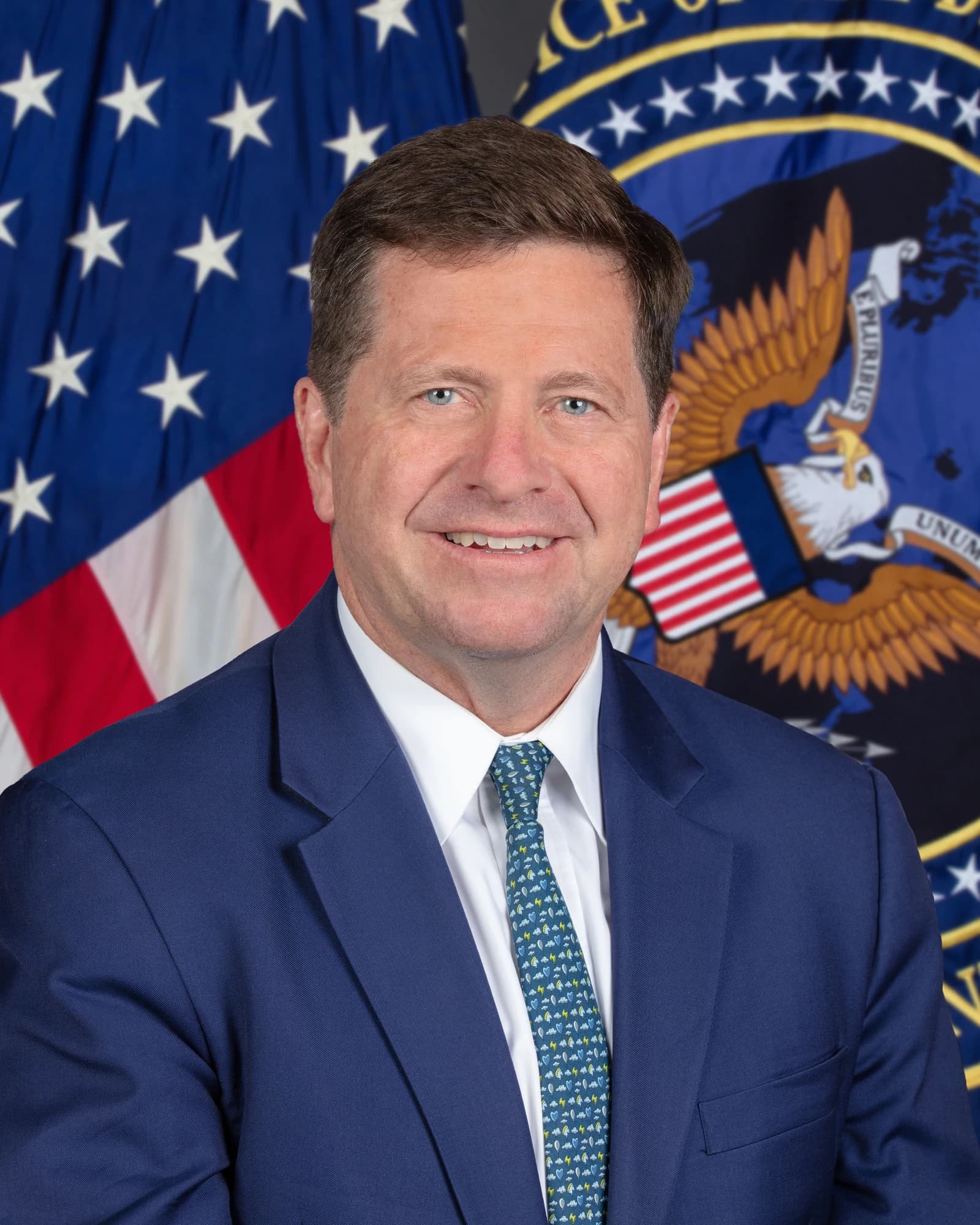 Jay Clayton, former chairman of the U.S. Securities and Exchange Commission, in an official portrait.