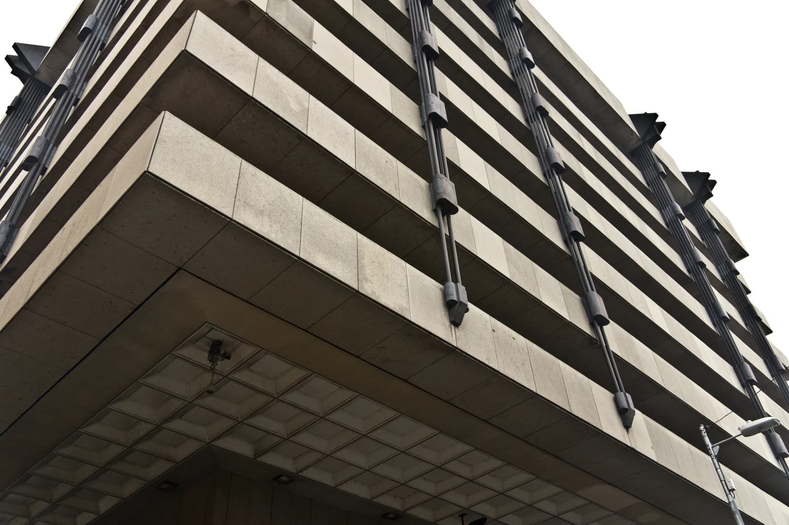 Exterior view of the Central Bank of Ireland building in Dublin.
