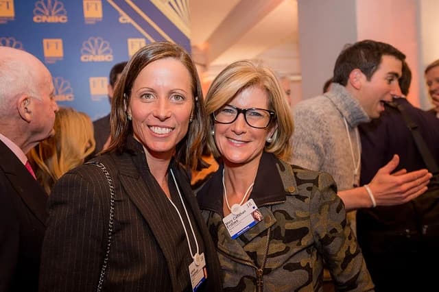 Adena Friedman, President of Nasdaq, and Mary Callahan Erdoes, CEO of J.P. Morgan Asset Management.