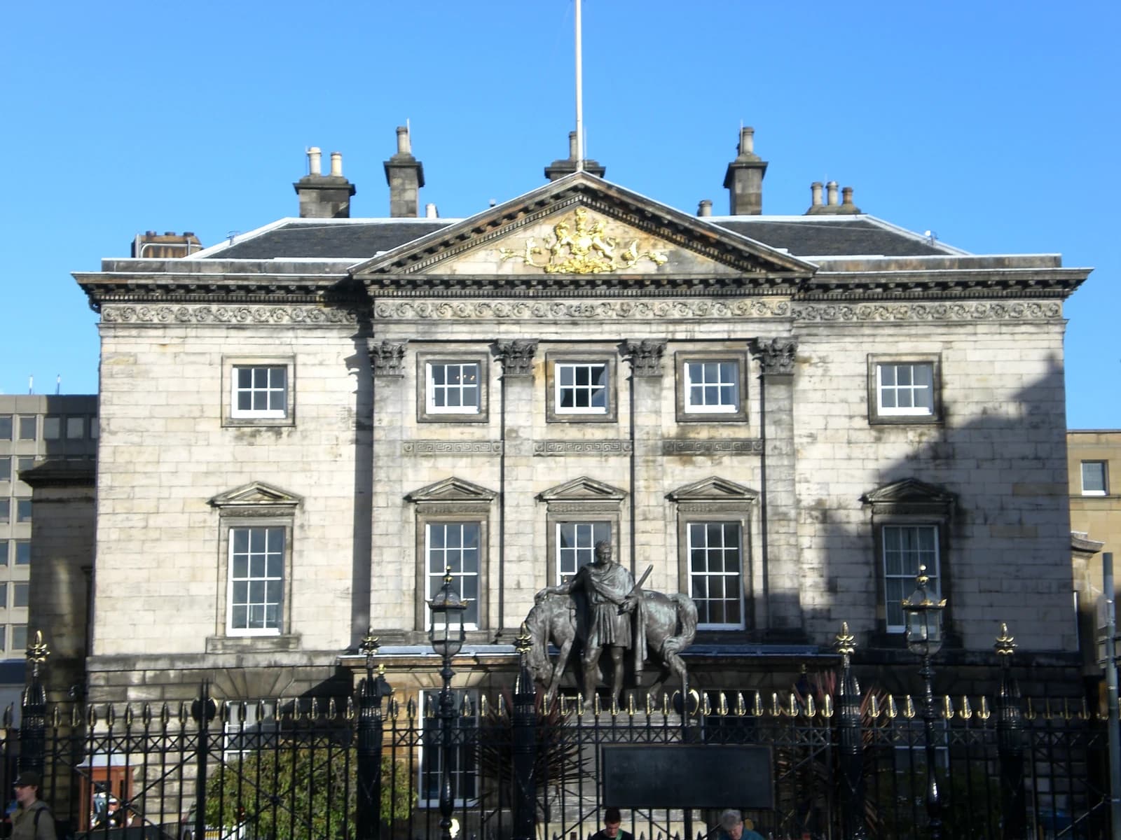 Exterior of the Royal Bank of Scotland headquarters building in St Andrew Square, Edinburgh.