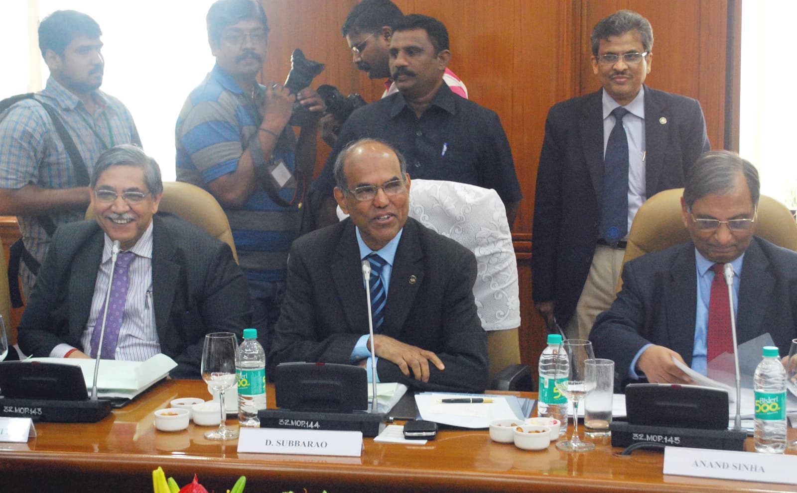 Dr. D. Subbarao, Governor of RBI, speaks at a board meeting in Chennai.