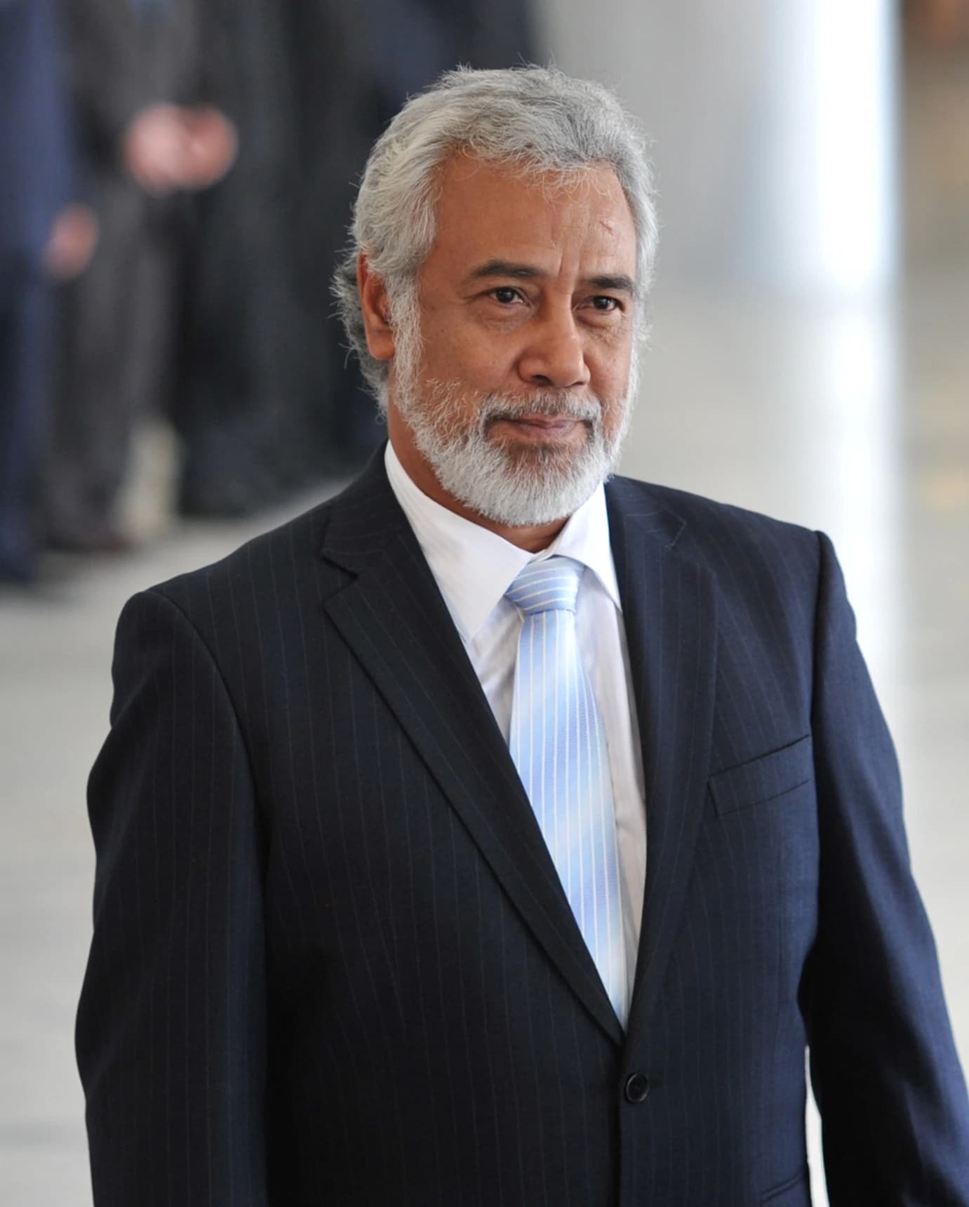 Xanana Gusmão, former President of East Timor, looking at the camera.