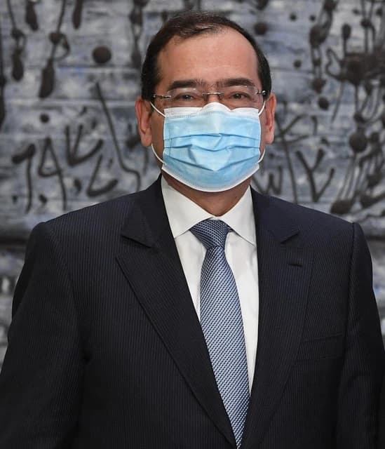 Tarek al-Mulla, Egyptian Minister of Petroleum and Mineral Resources, looks forward.