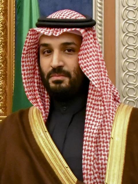 Mohammed bin Salman, Crown Prince of Saudi Arabia, in a formal portrait.