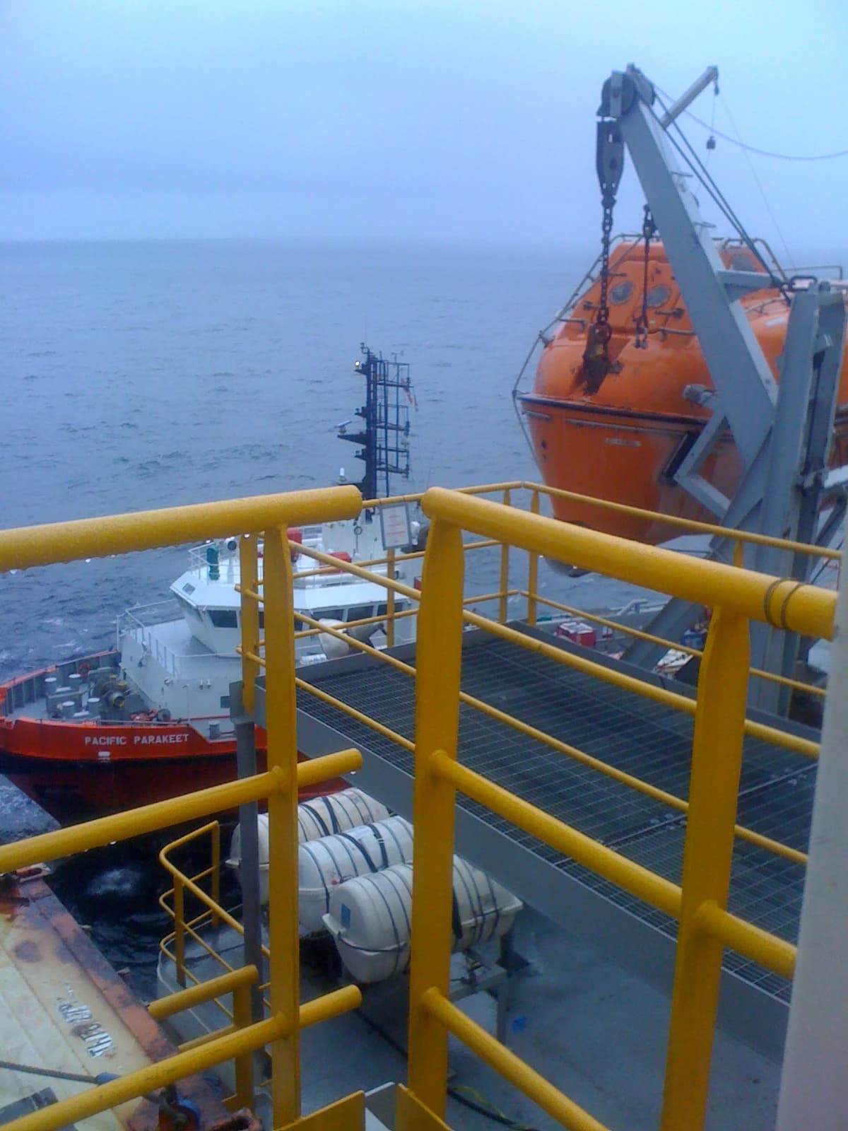 FPSO Zafiro Producer offshore installation on a cloudy day.