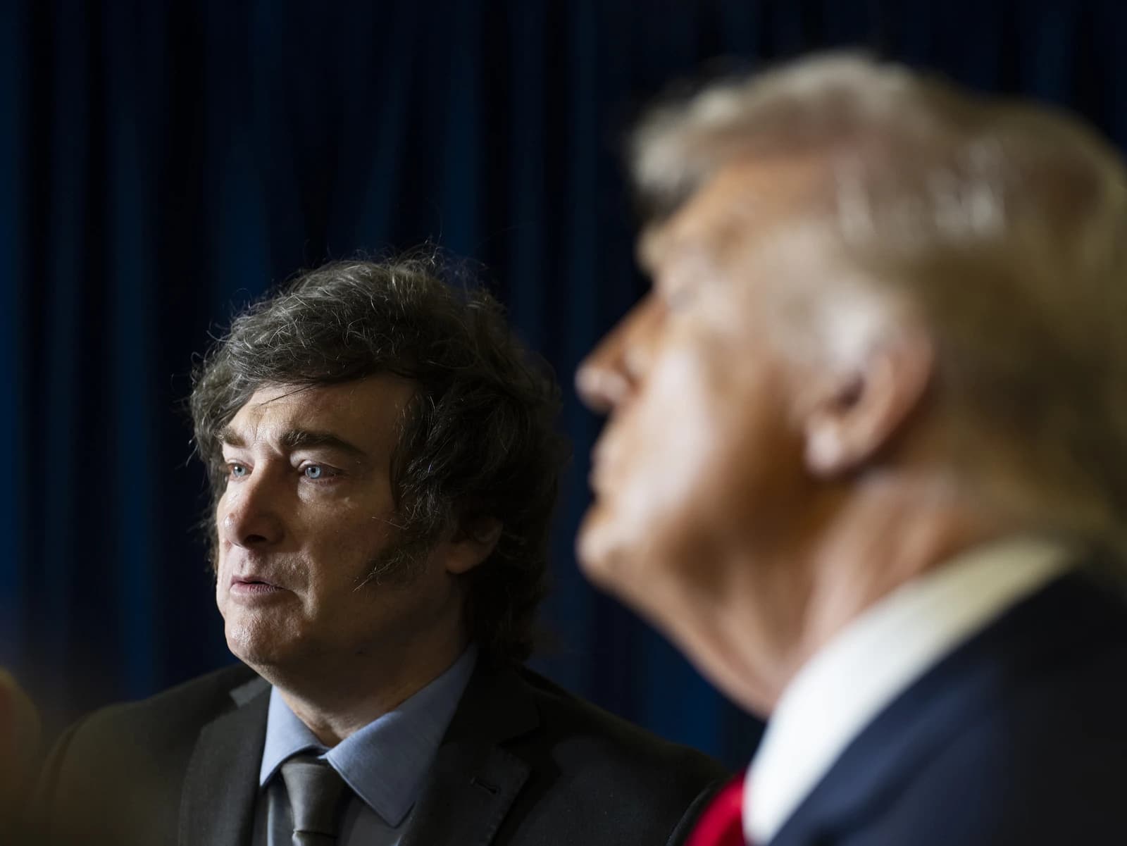 Javier Milei, President of Argentina, attending a meeting at the United Nations Headquarters.