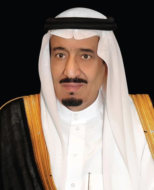 King Salman bin Abdulaziz Al Saud, King of Saudi Arabia, in a formal portrait.