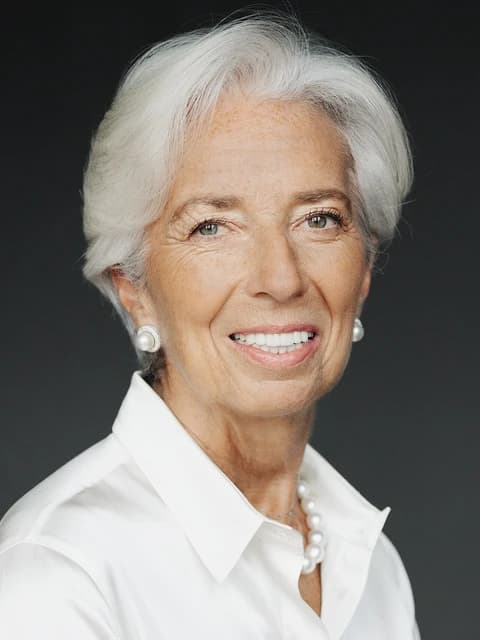 Christine Lagarde, President of the European Central Bank, smiles for a portrait.