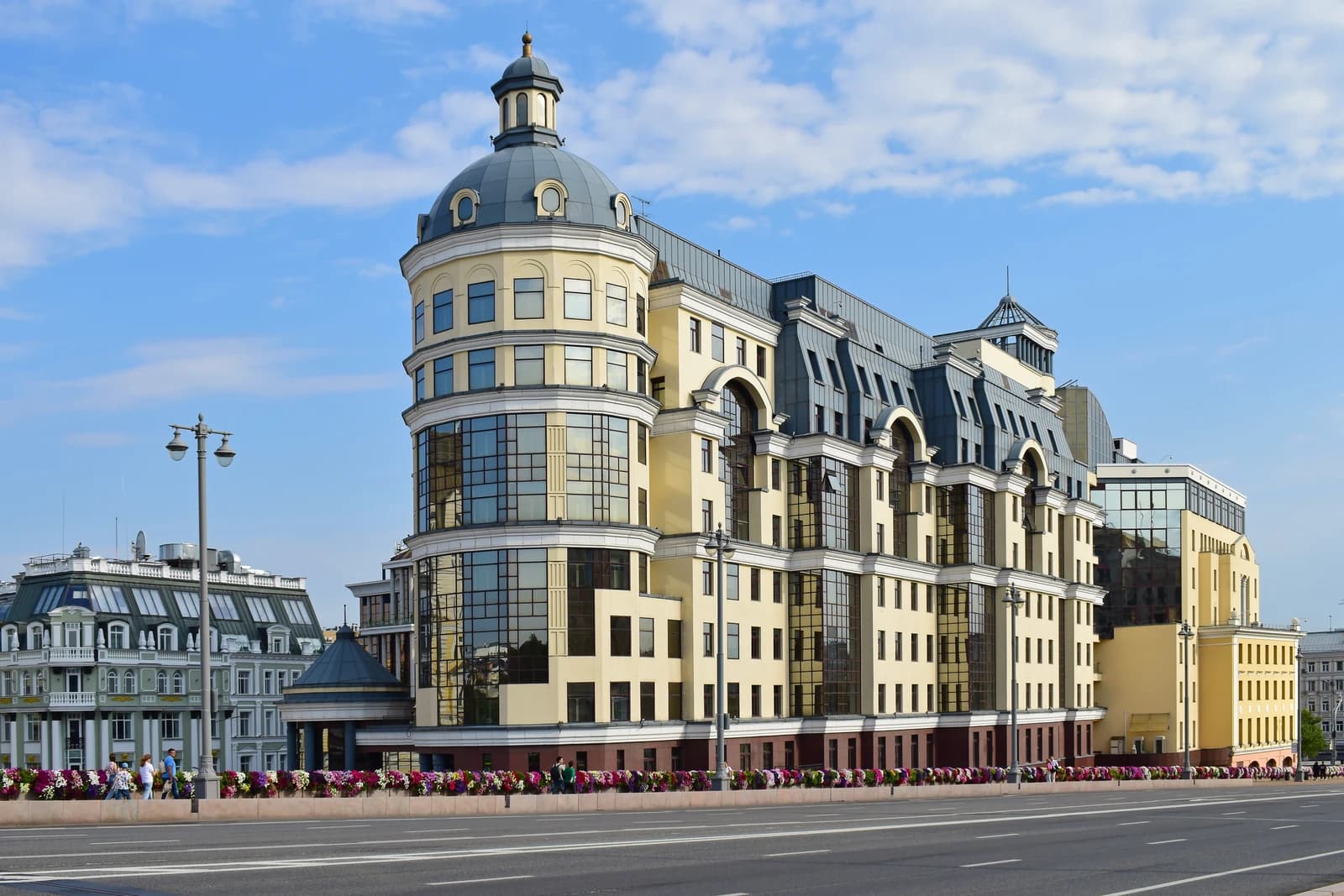 Bank building on Balchug 2 in Moscow, Russia.