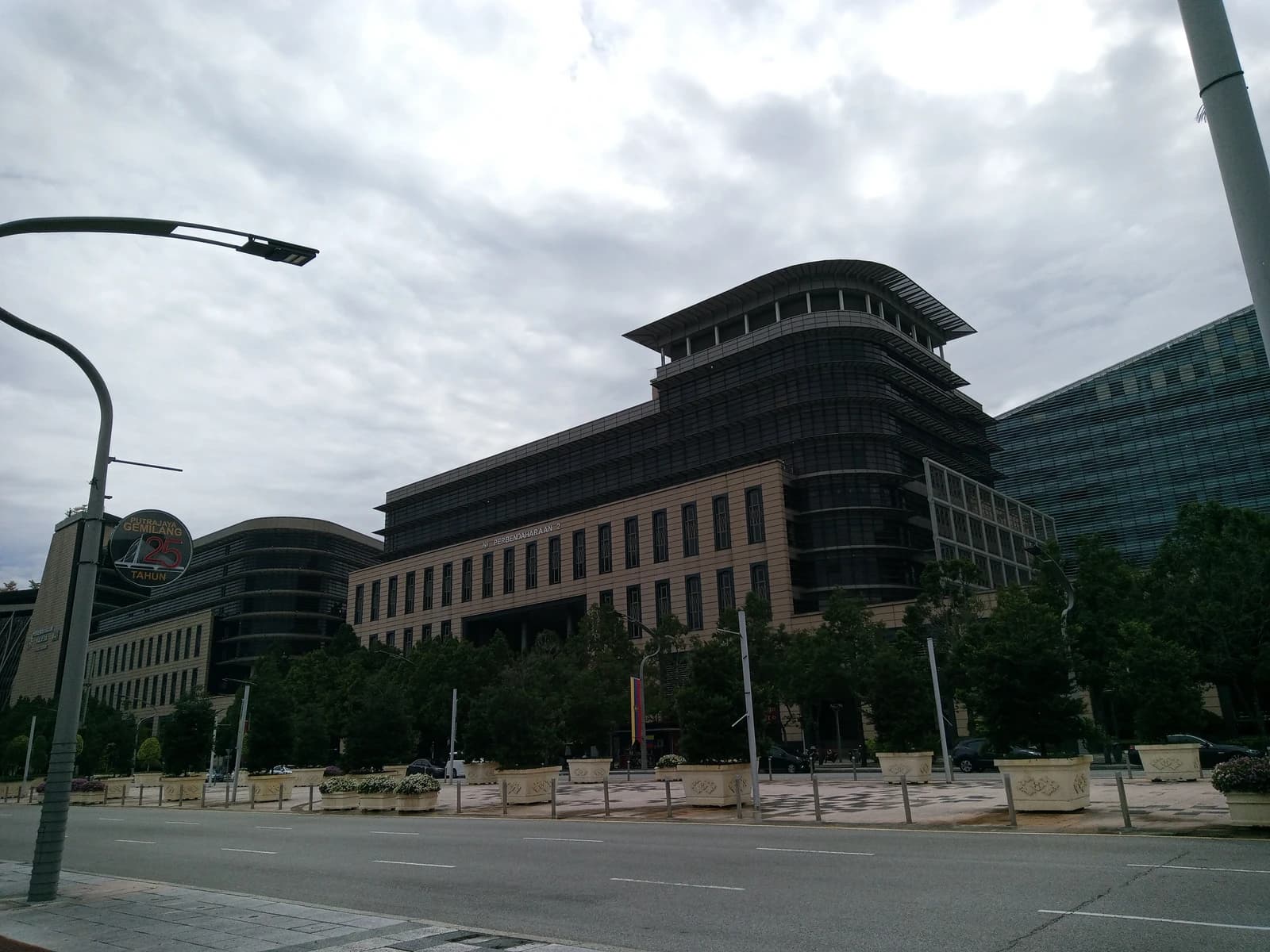 Exterior view of Bangunan Perbendaharaan 2, Ministry of Finance, Malaysia.