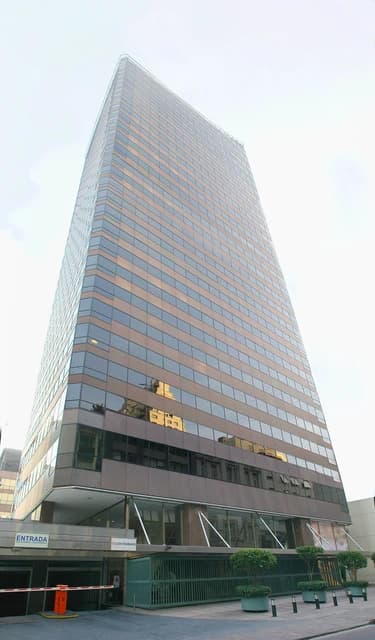 San Martín 344 building, a tall office building in a city.