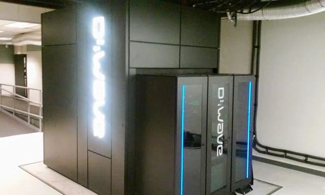 D-Wave Two quantum computer unit operating inside NASA Advanced Supercomputing Facility.