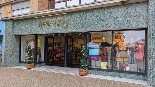 Storefront of Walker & Ling, a shop with merchandise visible through display windows.