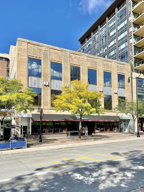 Exterior of the Baron's Department Store Building in Madison, Wisconsin.