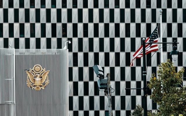 Exterior of Richard Bolling Federal Building and Federal Courthouse, Kansas City, Missouri.