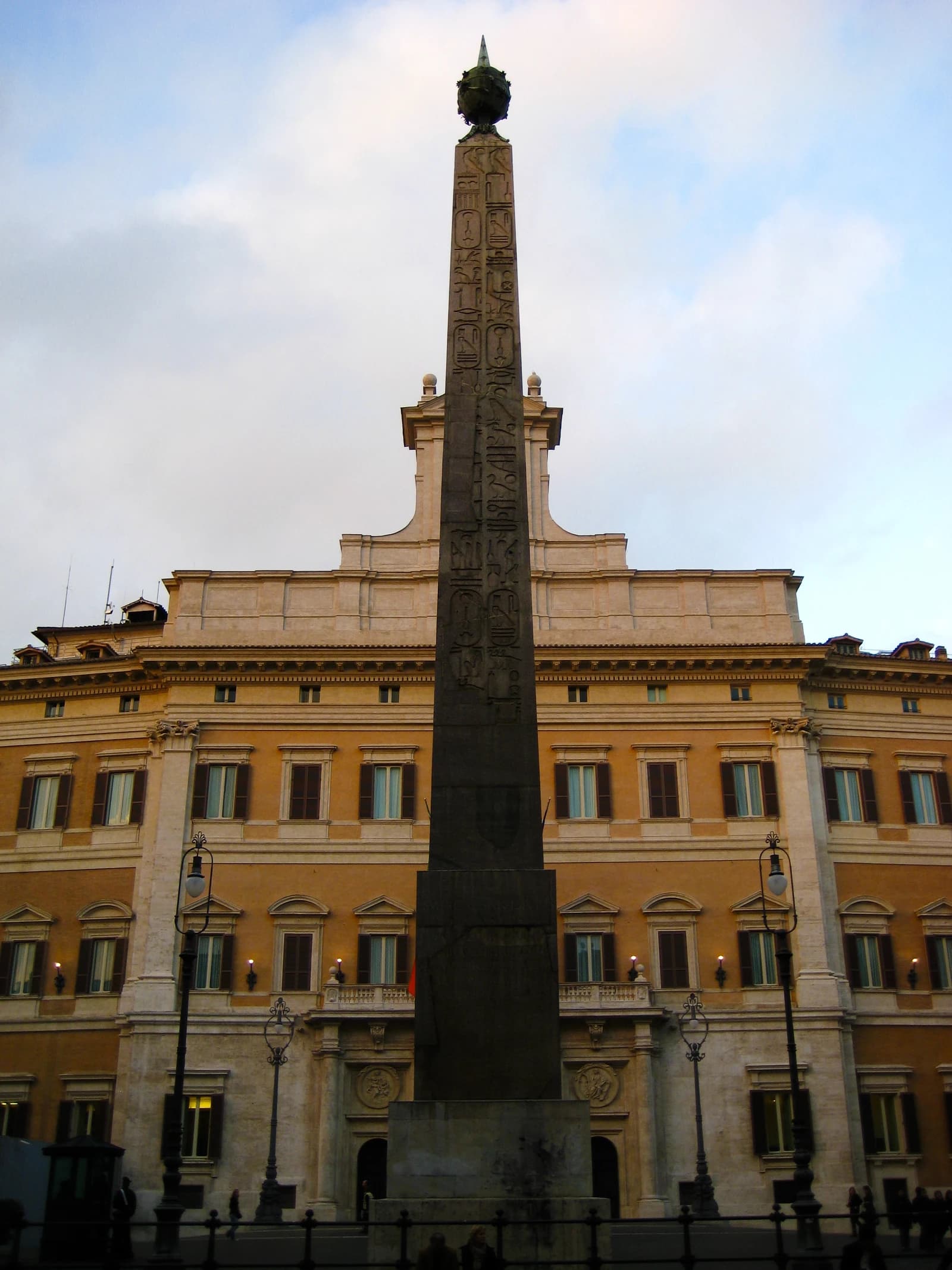 Montecitorio Palace, the seat of the Chamber of Deputies of the Italian Parliament.
