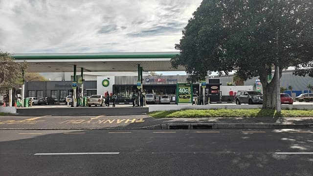 BP Gas Station and Pick n Pay Express in Tokai, Cape Town.
