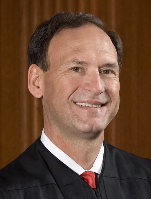 Samuel Alito, US Supreme Court Justice, posing for an official photograph.