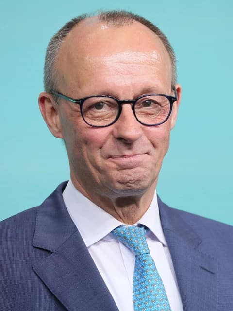 Friedrich Merz, leader of the CDU party, looking forward at an event.
