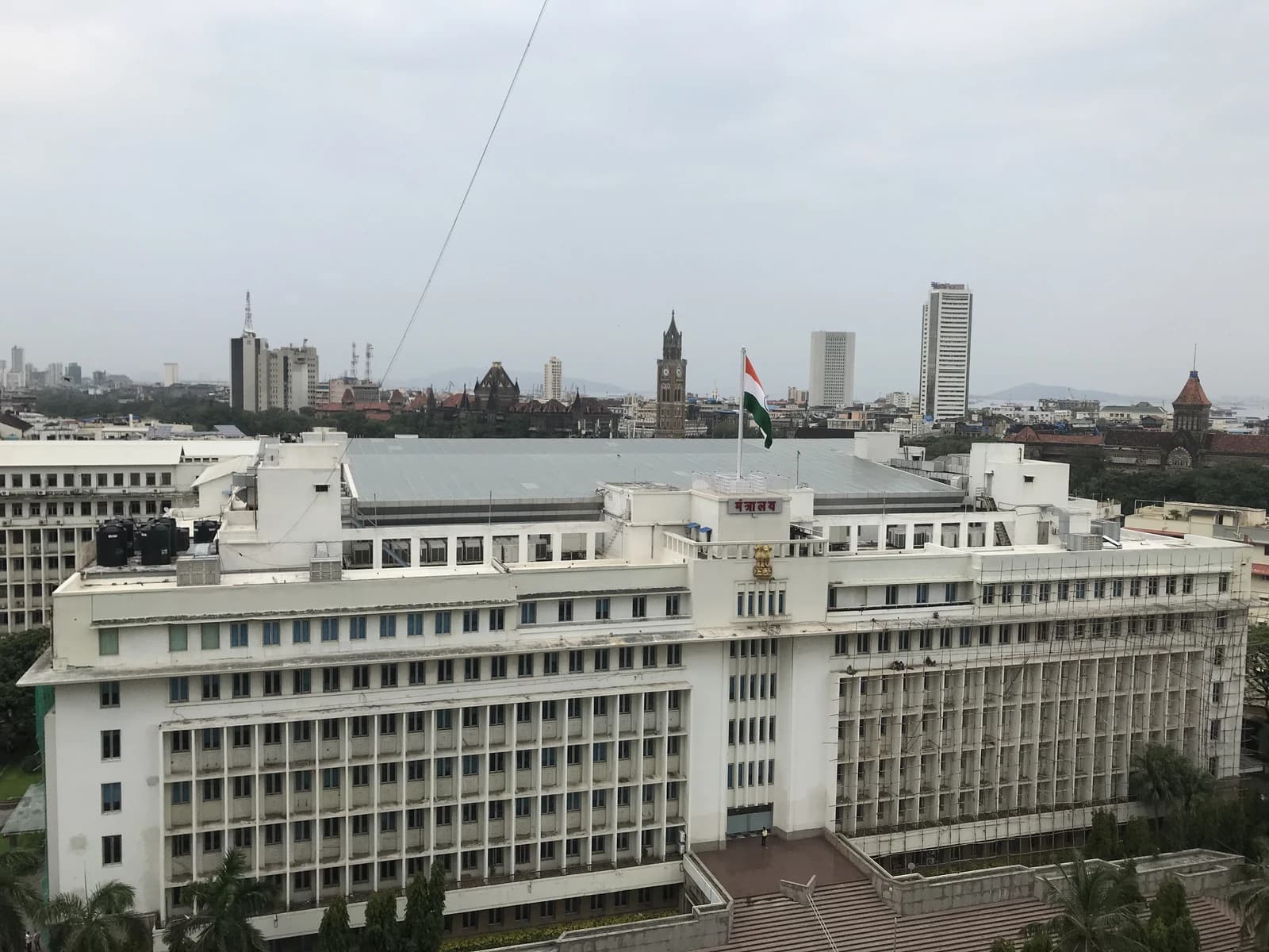 Administrative headquarters of the State Government of Maharashtra, Mantralaya, in Mumbai.