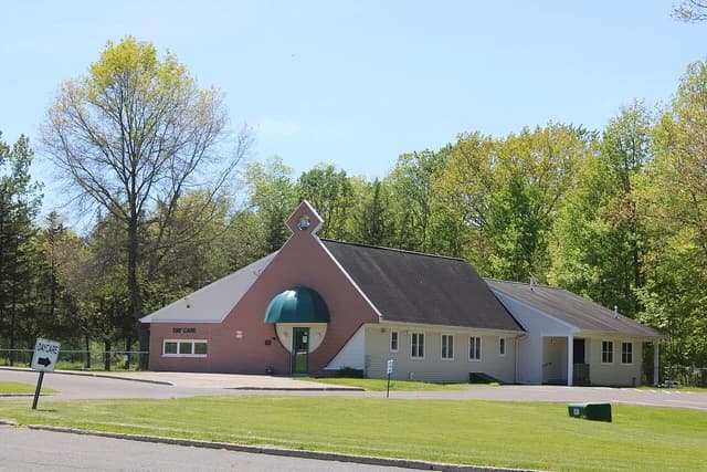 Exterior of the day care facility at Columbia-Green Community College.