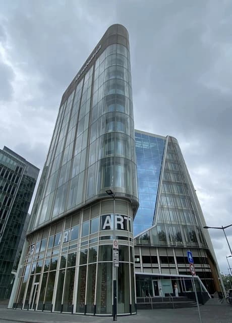 Exterior of the AkzoNobel headquarters building in Amsterdam.